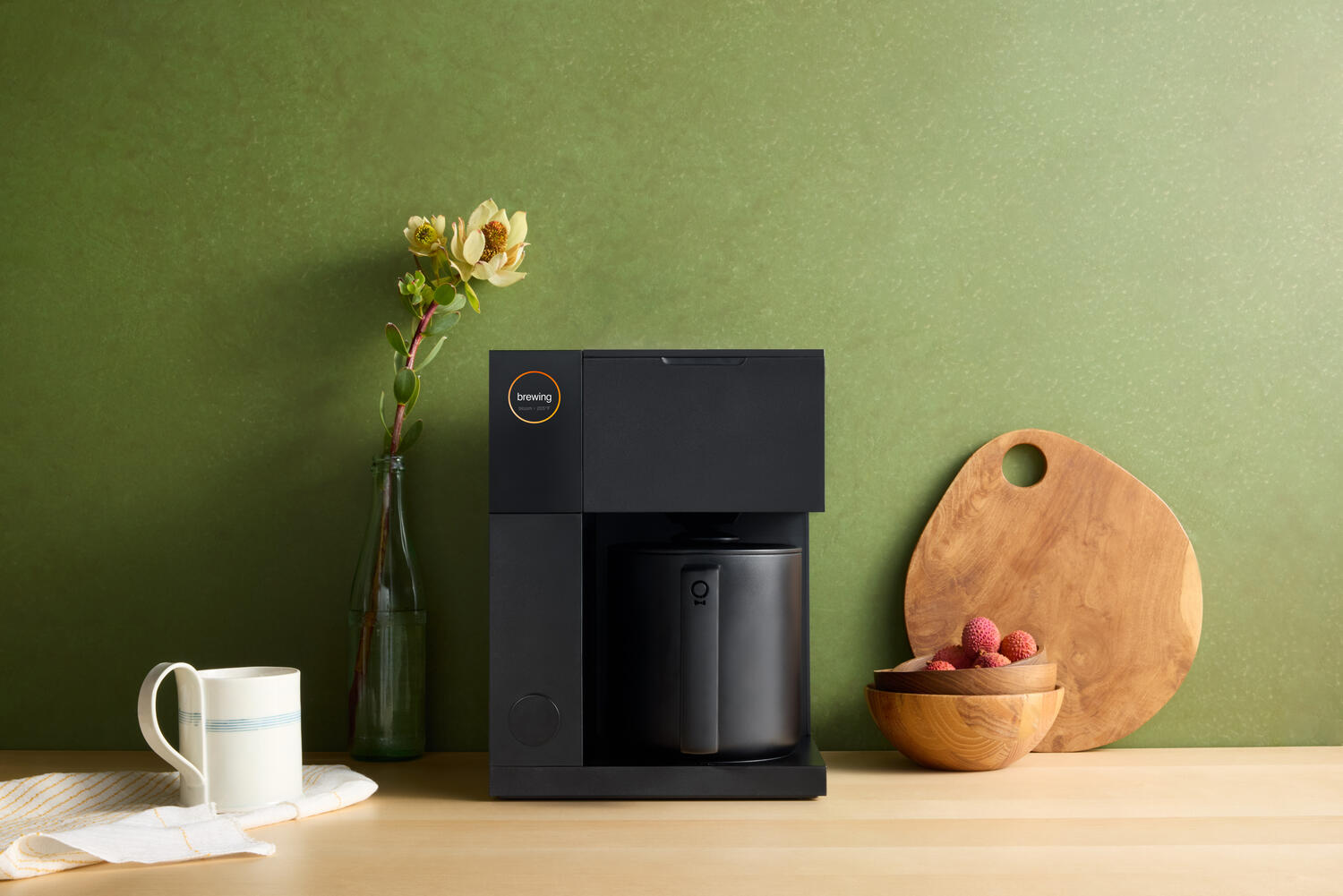 Aiden Precision kaffemaskine, Matte Black - 1,5L